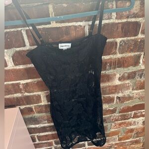 Little lace black dress